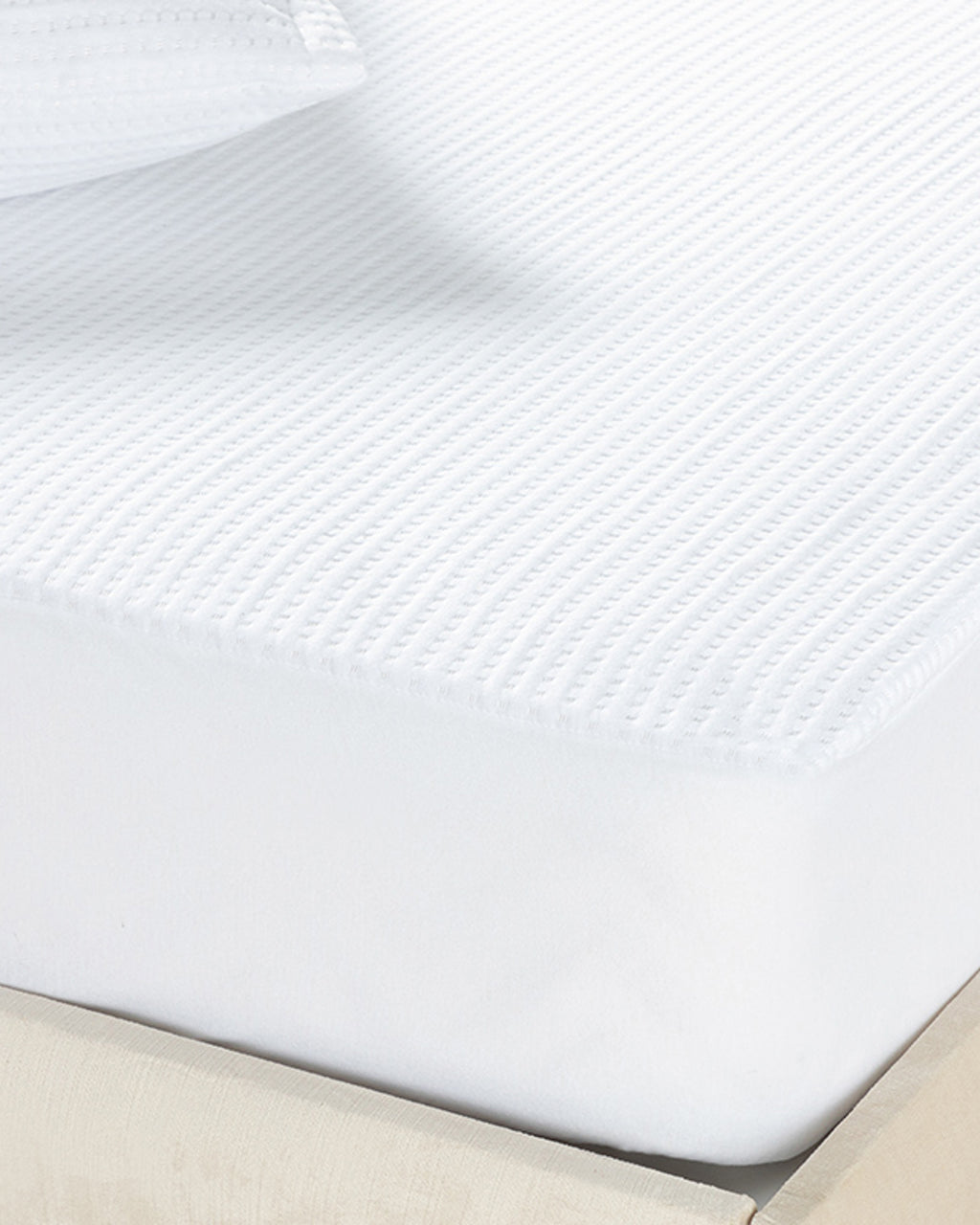 Deluxe Cotton Polyester Leak-proof Mattress Topper + 30 cm White (view 9)