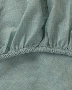 Cozy Plaid Winter Soft Super King Duvet Cover Set Green (view 5)