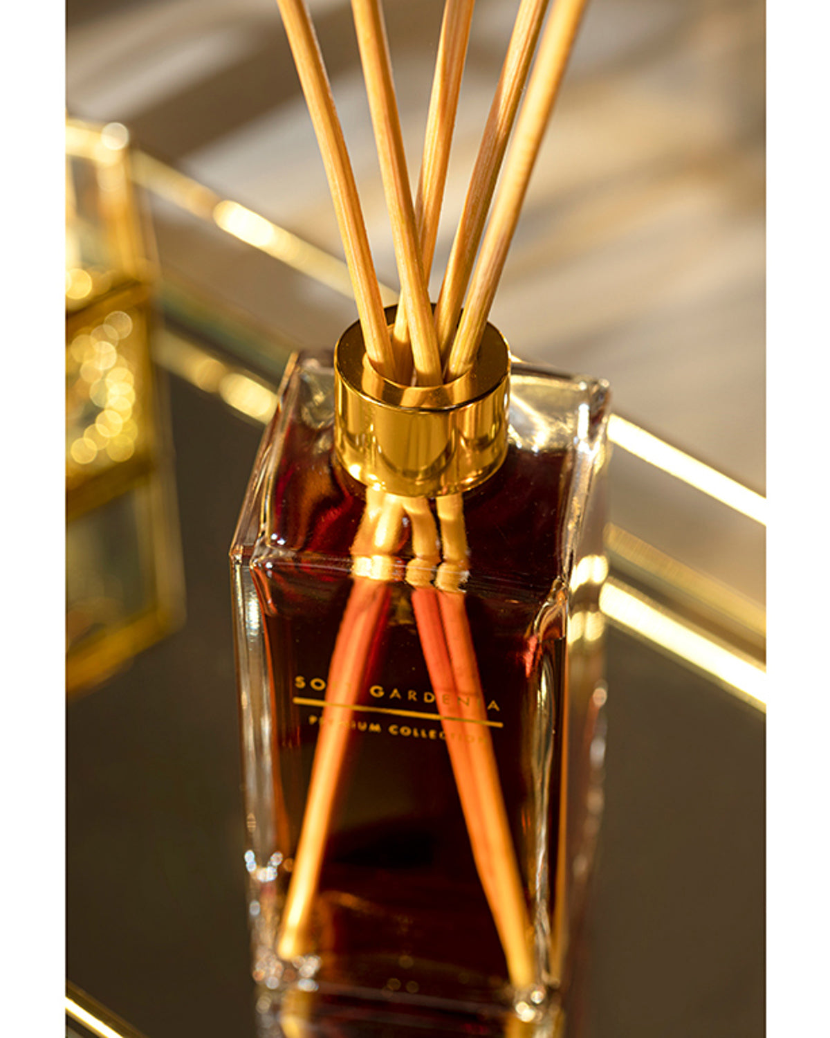 Soft Gardenia Reed Diffuser Gold (view 7)