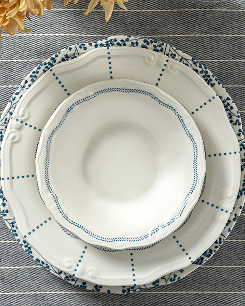 Zebra Porcelain Bowl 16 cm Blue