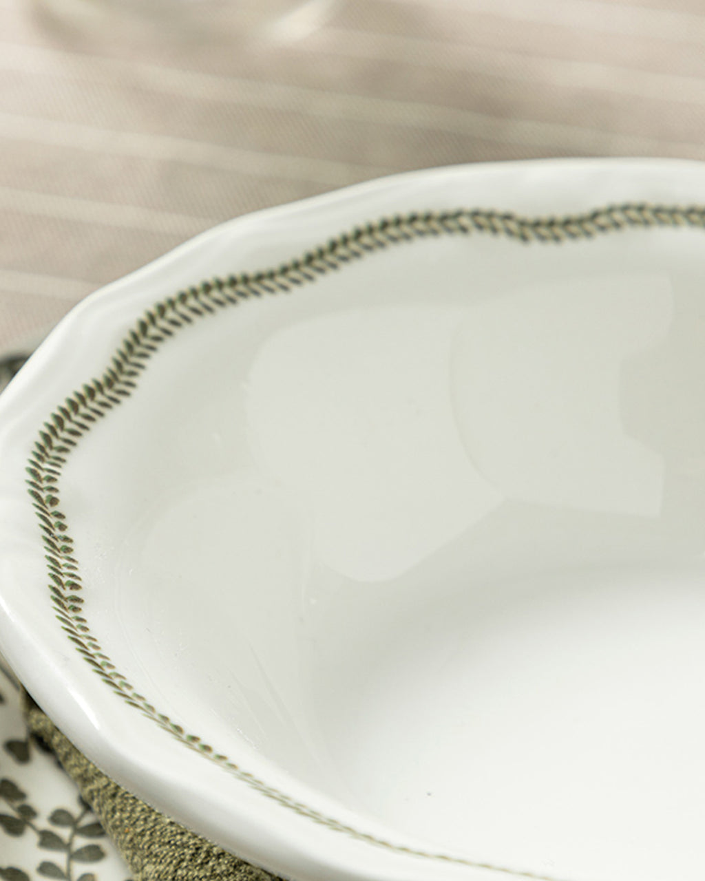 Deer Porcelain Bowl 16 cm Green (view 3)