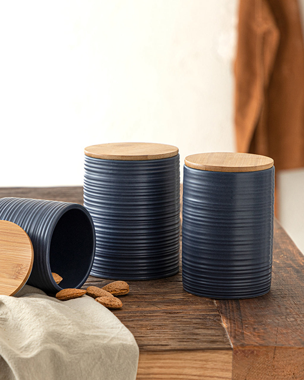 Flatty Dolomite Spice Rack 11x11x15 cm Blue (view 3)