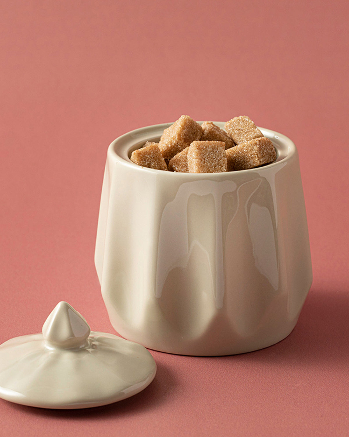 Cenova Ceramic Sugar Bowl 7.5 cm Beige (view 2)