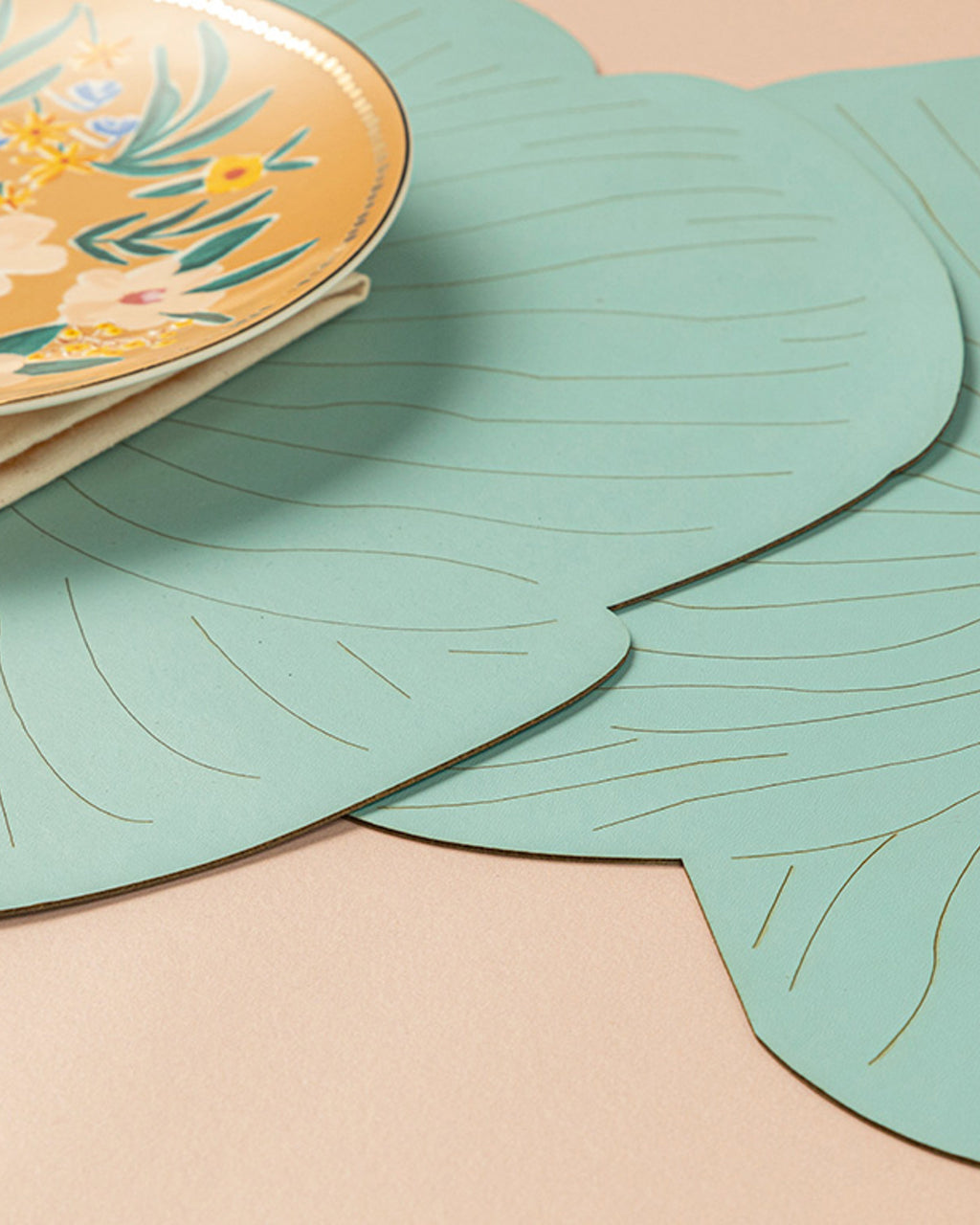 Blossom Artificial Leather 2 pcs Table Mat 40 cm (view 6)
