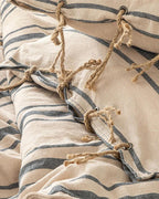 Anchor Hitch Part Wash Single Size Duvet Cover Set 160x220 cm Beige - Indigo (view 5)