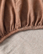 Bowline Part Wash Single Size Duvet Cover Set 160x220 cm Beige - Terracotta (view 4)
