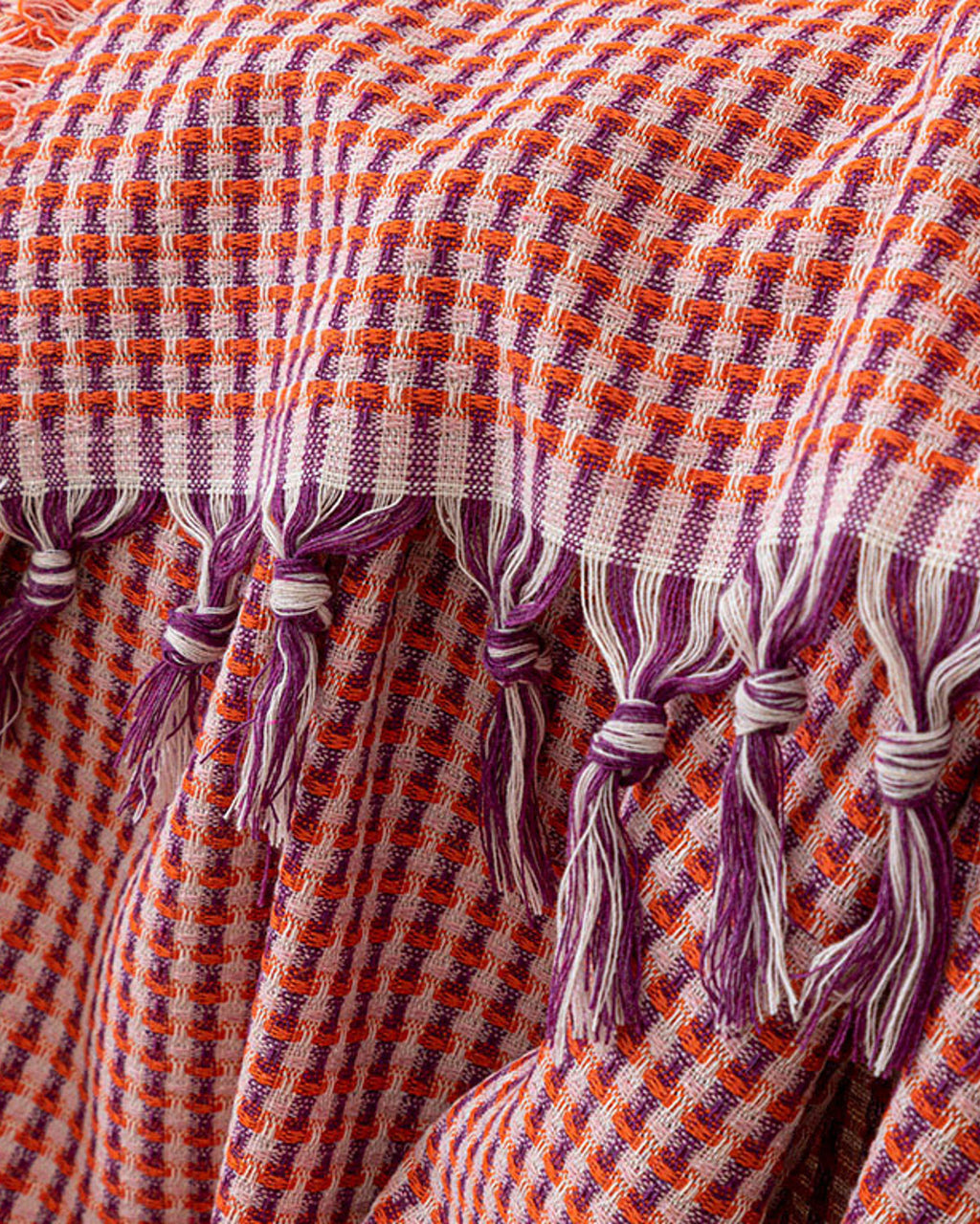 Caline Acrylic Sofa Throw 130x160 cm Pink - Orange (view 2)