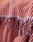 Caline Acrylic Sofa Throw 130x160 cm Pink - Orange (view 2)