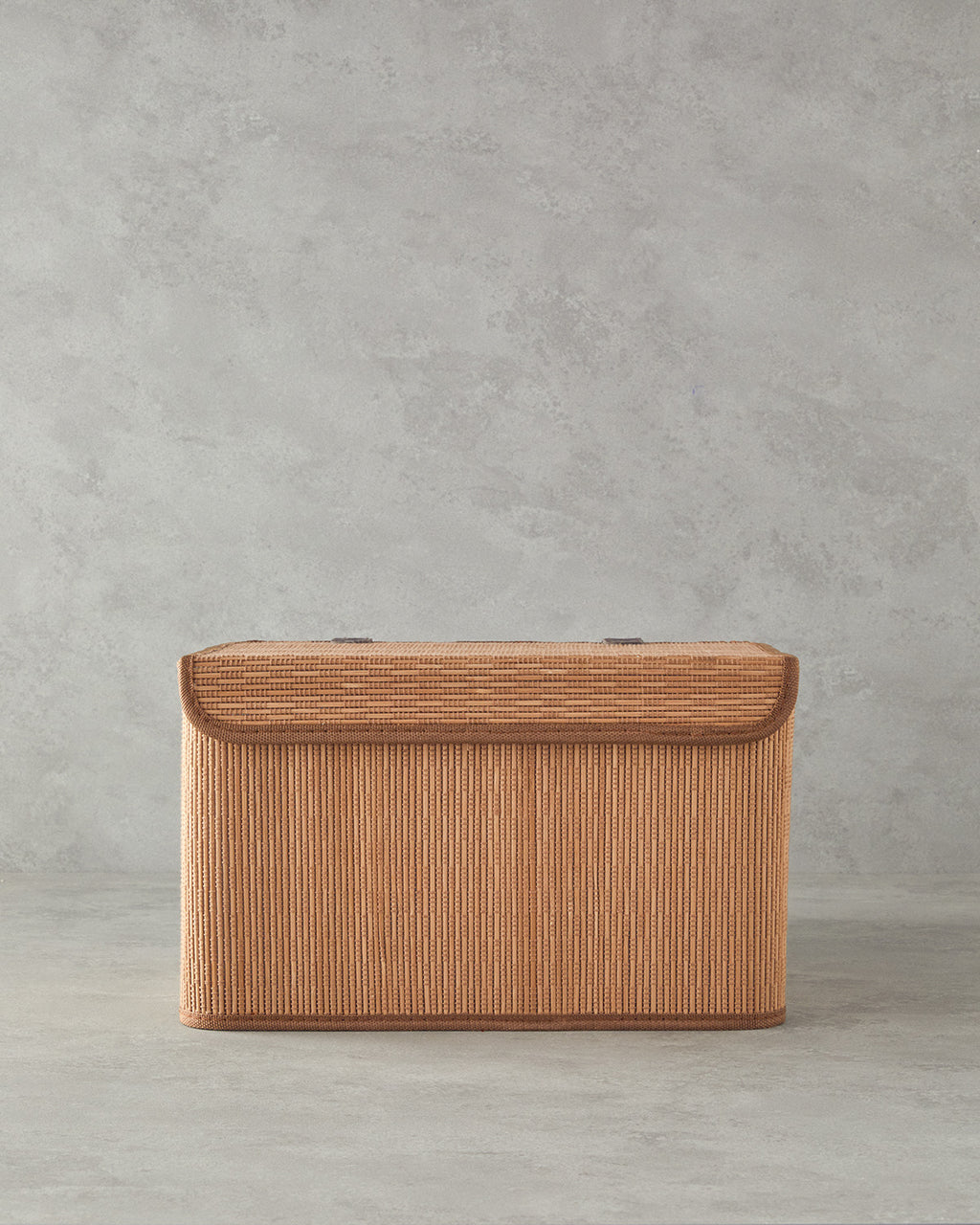 Gina Bamboo Storage Box - Light Brown - 36x27x22 cm