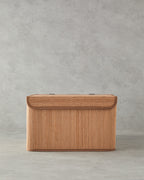 Gina Bamboo Storage Box - Light Brown - 36x27x22 cm