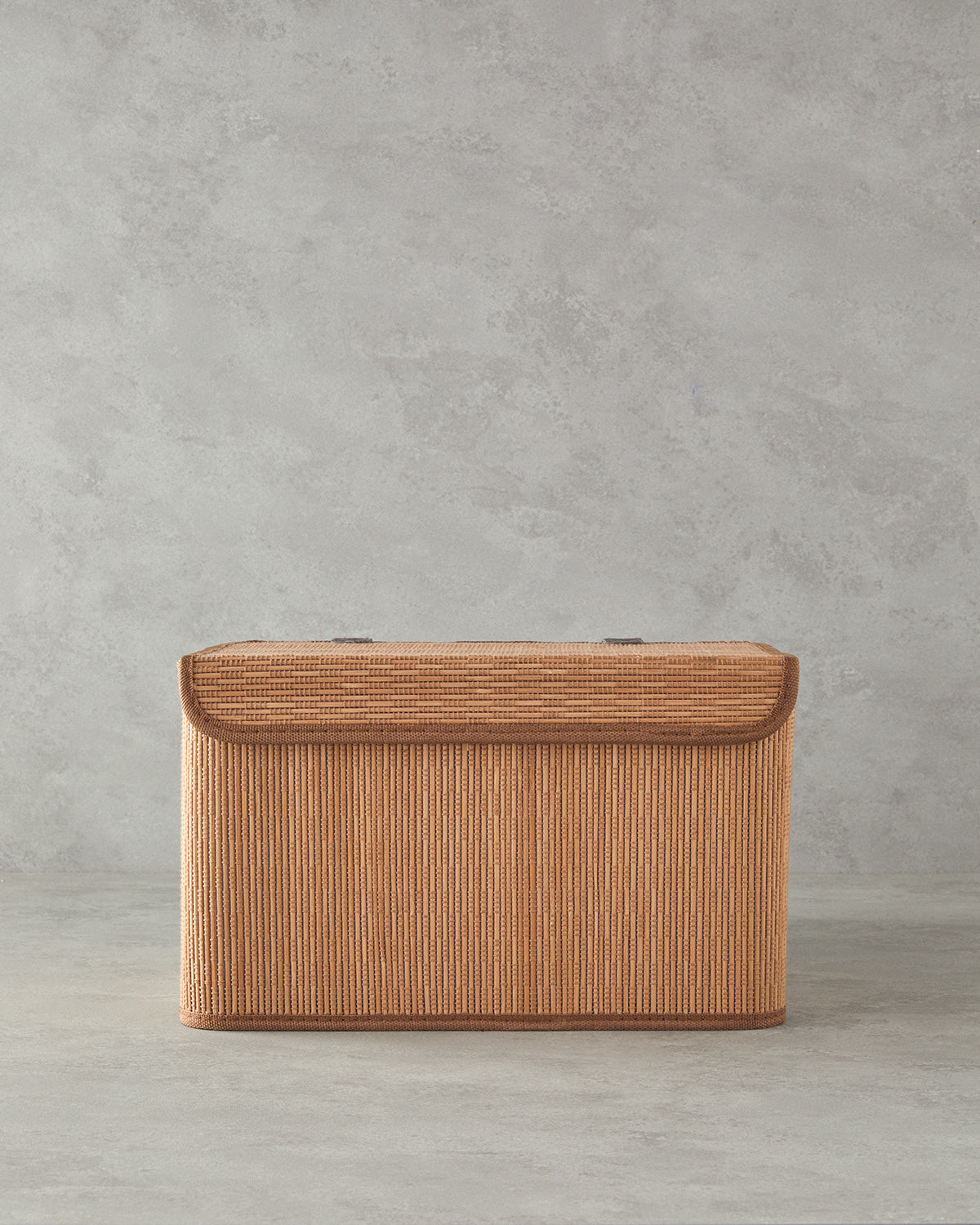 Gina Bamboo Storage Box - Light Brown - 36x27x22 cm