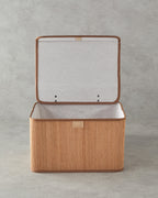 Gina Bamboo Storage Box - Light Brown - 33x23x20 cm (view 2)