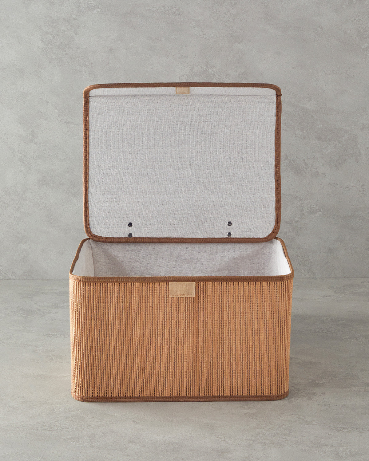 Gina Bamboo Storage Box - Light Brown - 33x23x20 cm (view 2)