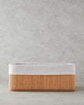 Gina Bamboo Basket 40x30x16 cm - Light Brown