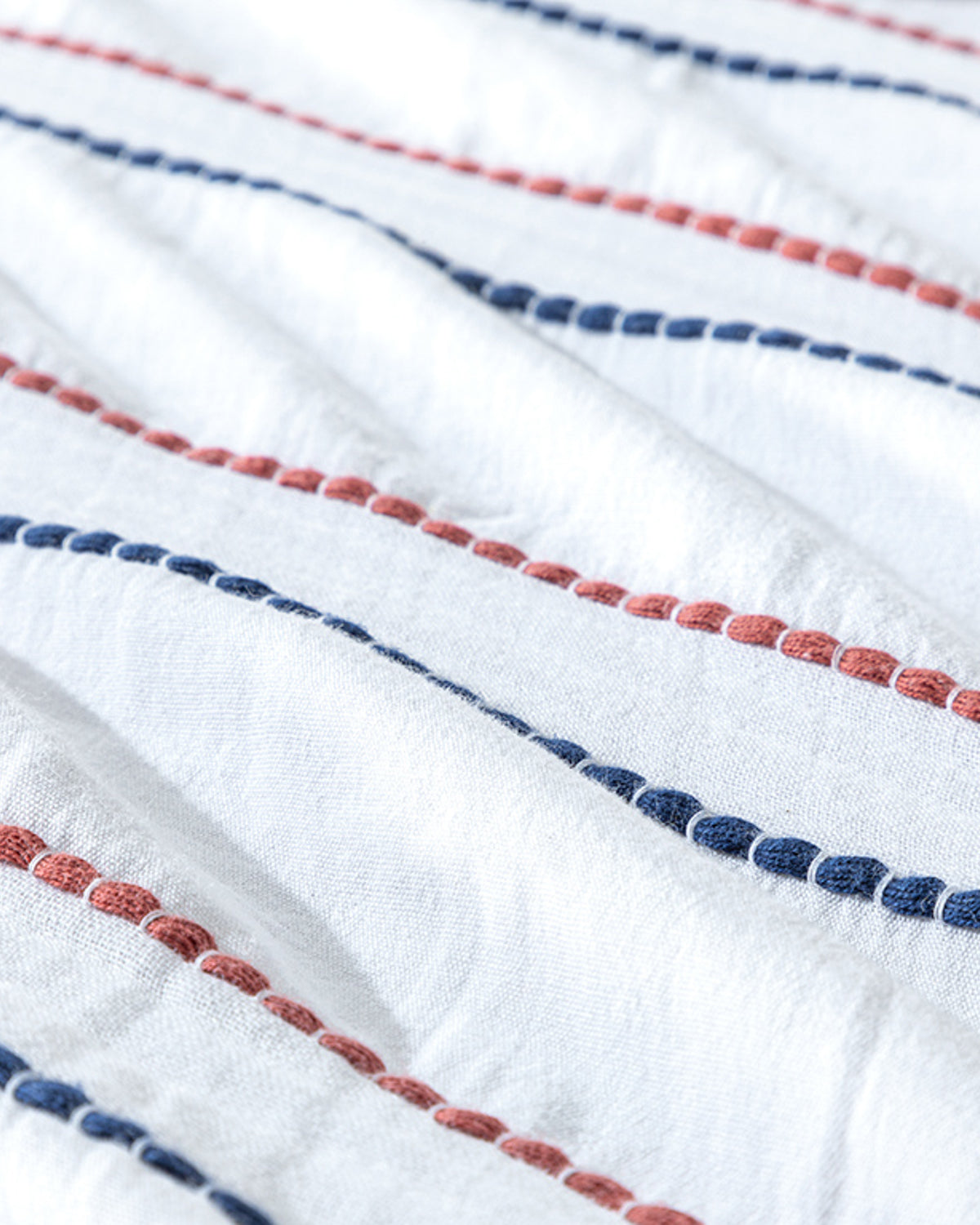 Essence Muslin Bed Spread - Beige, Ecru & White (view 7)