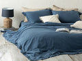 Sandy Antique Paint Double Size Duvet Cover Set 200x220 cm Indigo