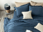 Sandy Antique Paint Double Size Duvet Cover Set 200x220 cm Indigo (view 2)