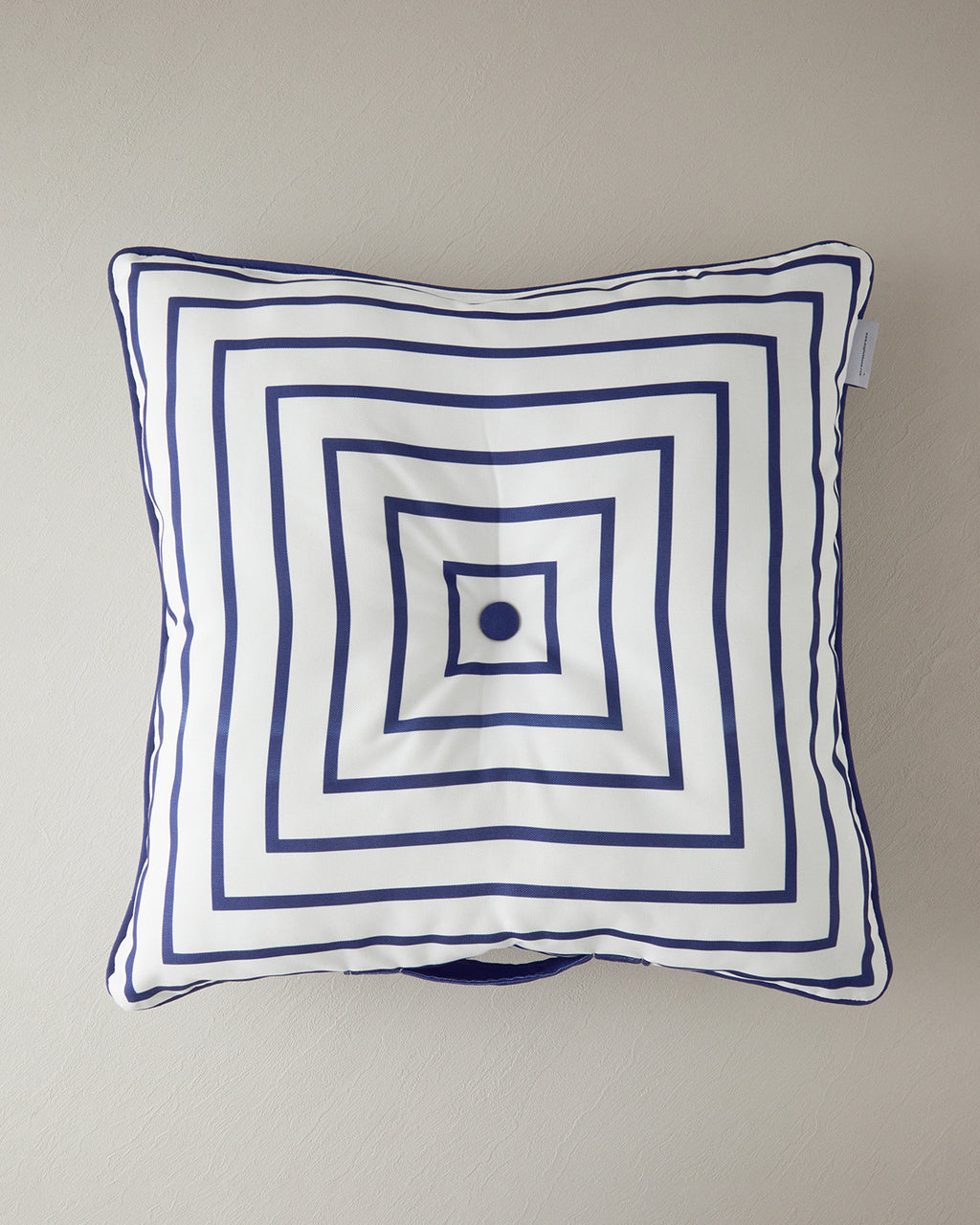 Sea Floor Cushion 60x60 cm White - Indigo