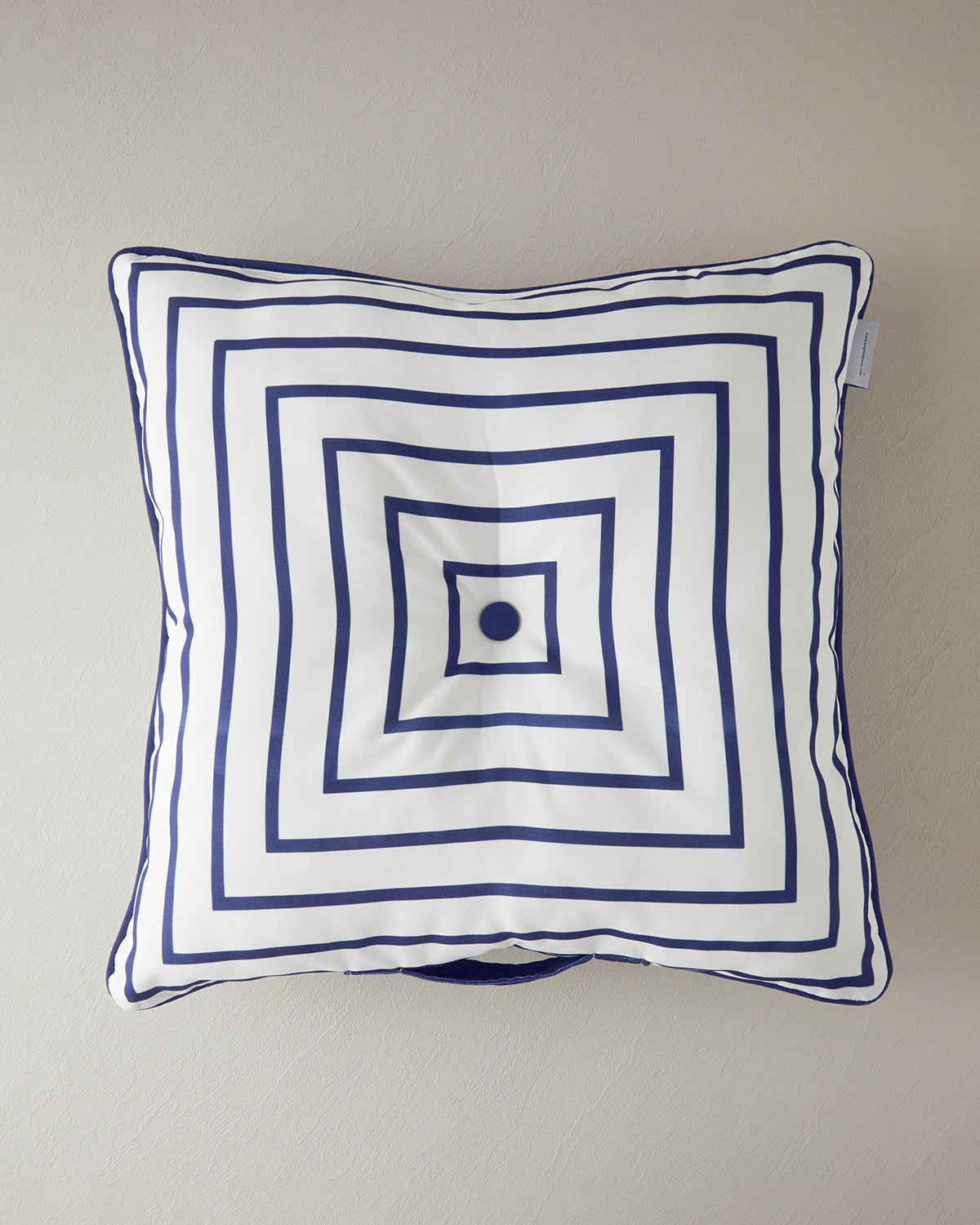 Sea Floor Cushion 60x60 cm White - Indigo