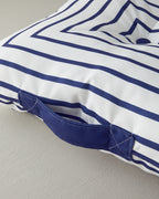 Sea Floor Cushion 60x60 cm White - Indigo (view 2)