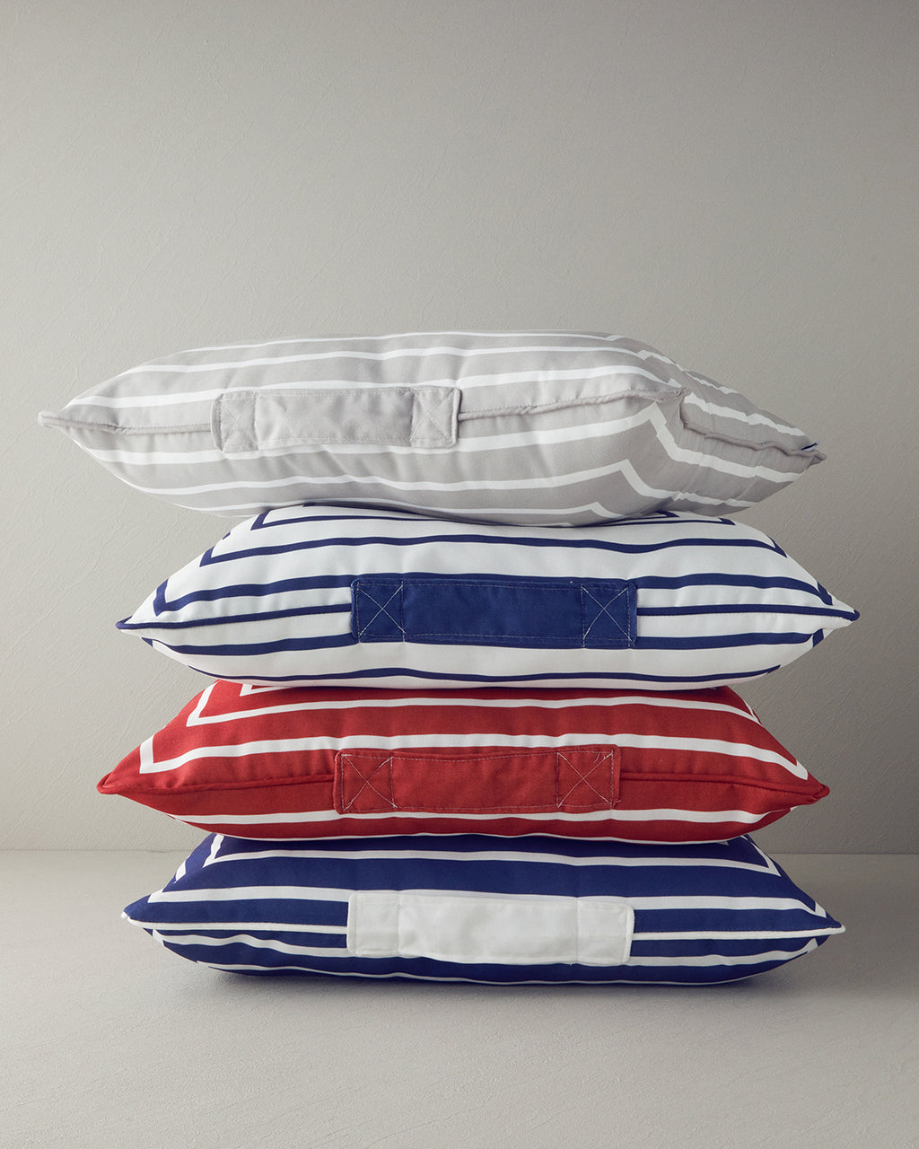 Undersea Floor Cushion 60x60 cm White - Indigo (view 3)