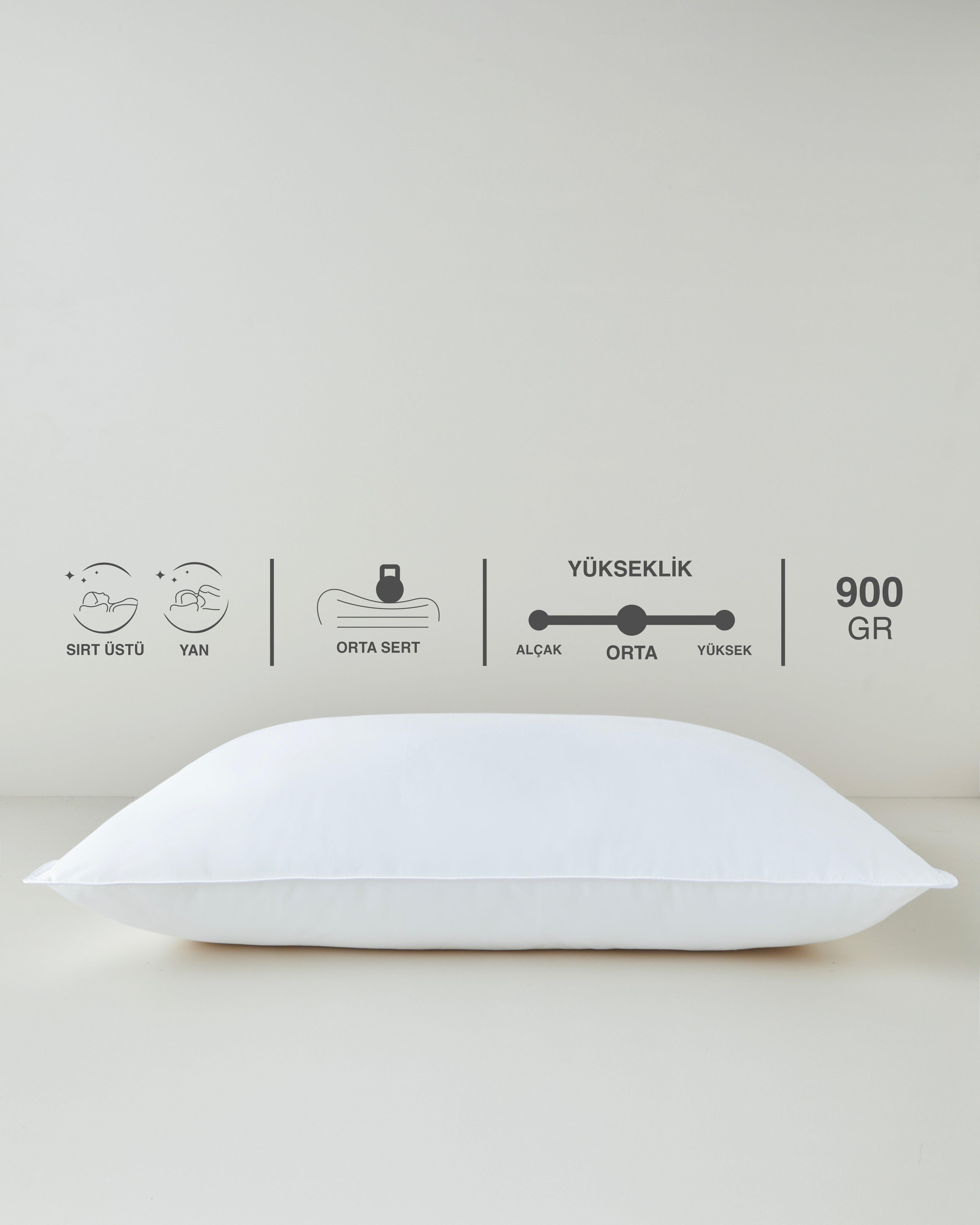 Premium Microgel Pillow 50x70 cm White (view 7)