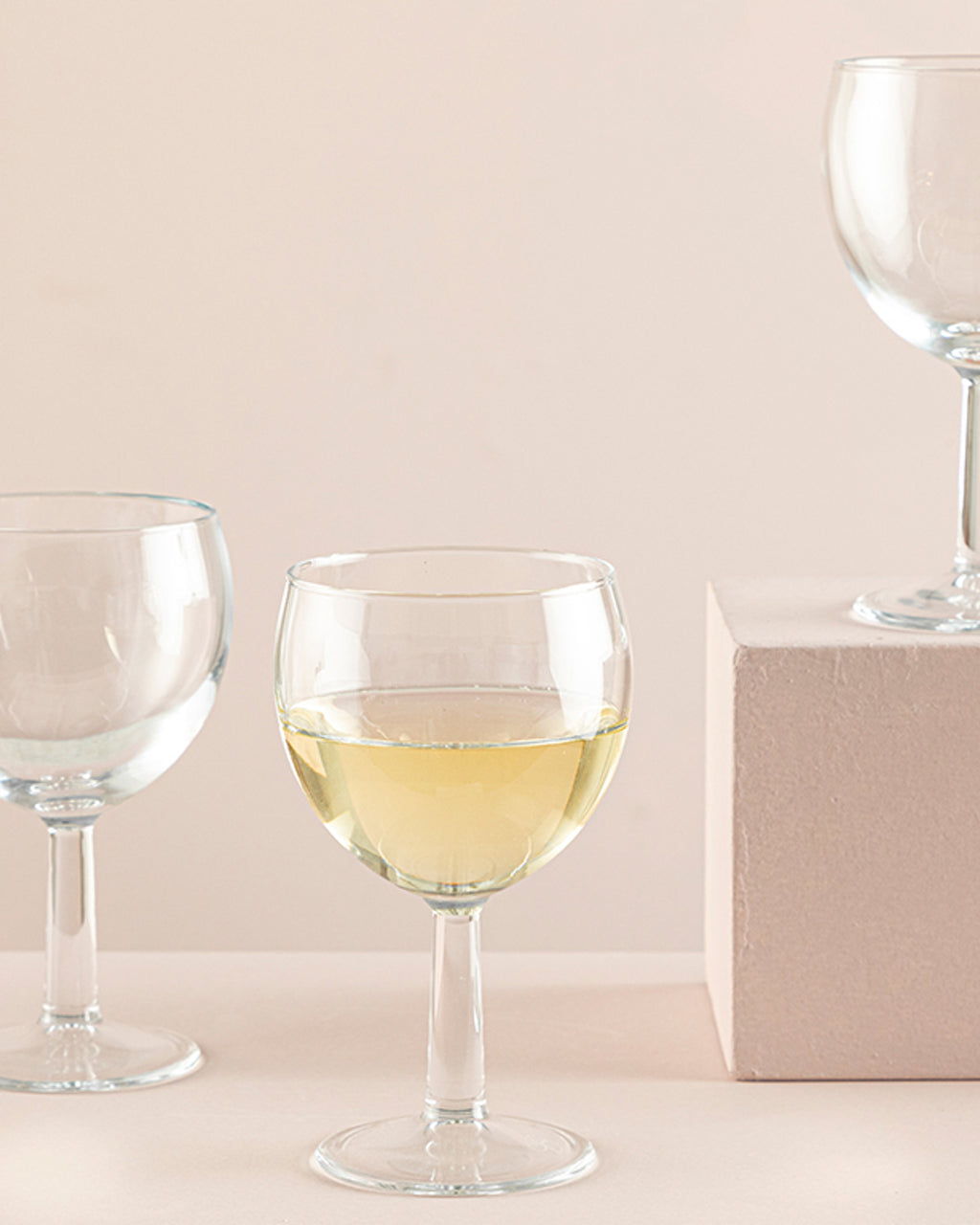 Unique Glass 3 pcs Chalice 195 ml Transparent