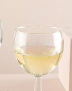 Unique Glass 3 pcs Chalice 195 ml Transparent (view 3)