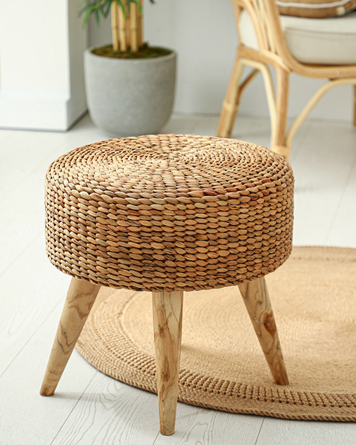 Natural Coffee Table 64x62x30 cm Brown