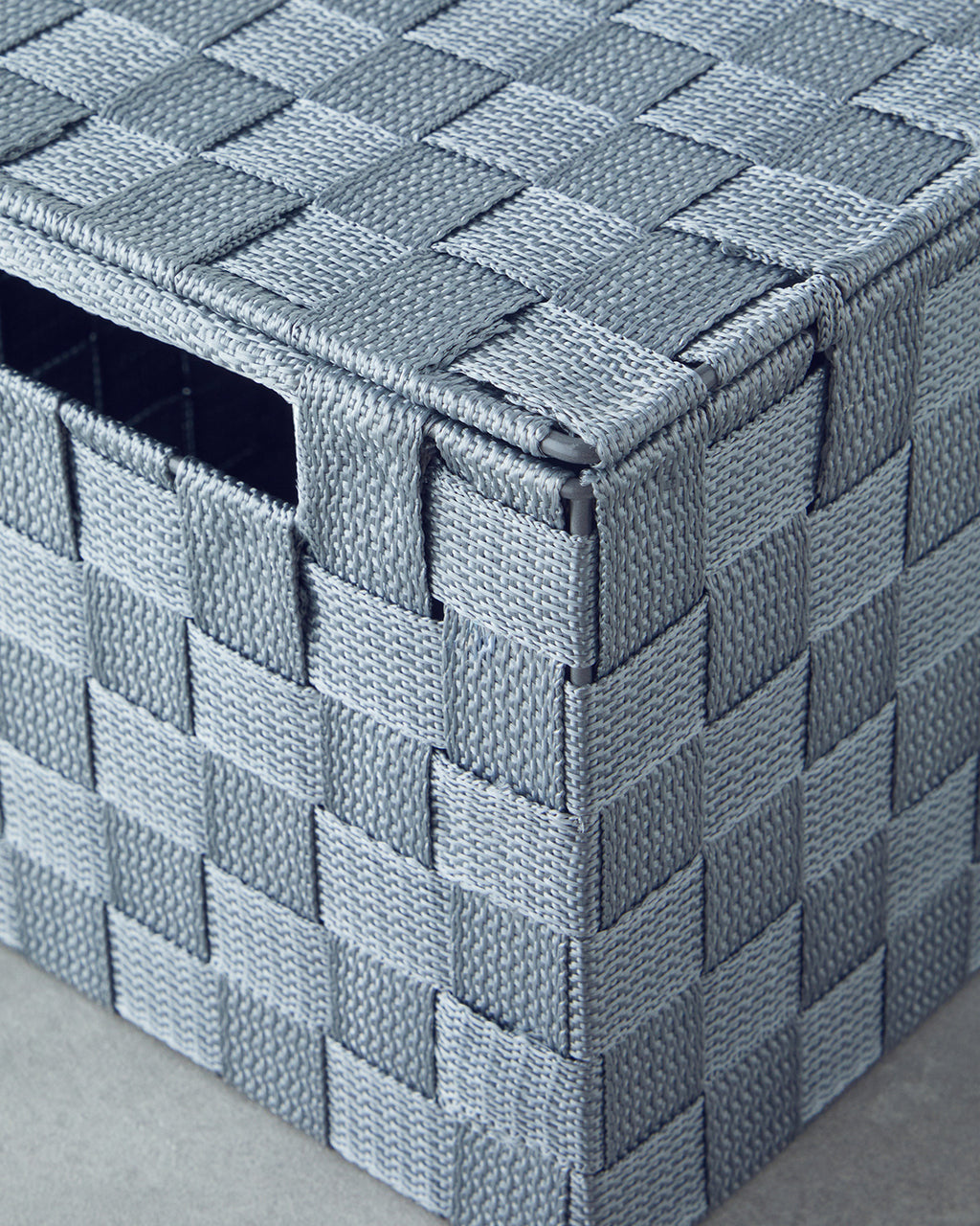 Shine Storage Box 34x22x17.5 cm Gray (view 3)