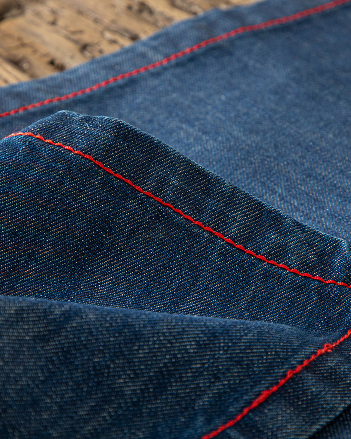 Denim Cotton Runner 40x140 cm Navy Blue (view 3)