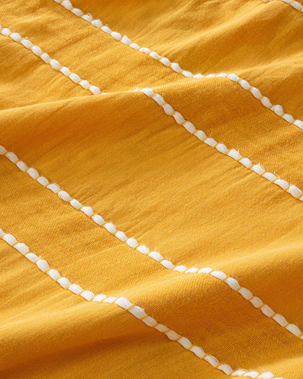 Essence Muslin Bed Spread - Pink & Mustard (view 9)