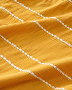 Essence Muslin Bed Spread - Pink & Mustard (view 9)