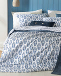 Eternal Harmony Cotton King Size Duvet Cover Set 240x220 cm Indigo
