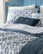 Eternal Harmony Cotton King Size Duvet Cover Set 240x220 cm Indigo (view 3)