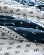 Joyous Patches Cotton Double Size Duvet Cover Set 200x220 cm Indigo (view 3)