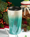 Duke Porcelain Double Wall Travel Mug 360 ml - Turquoise