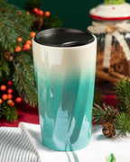 Duke Porcelain Double Wall Travel Mug 360 ml - Turquoise