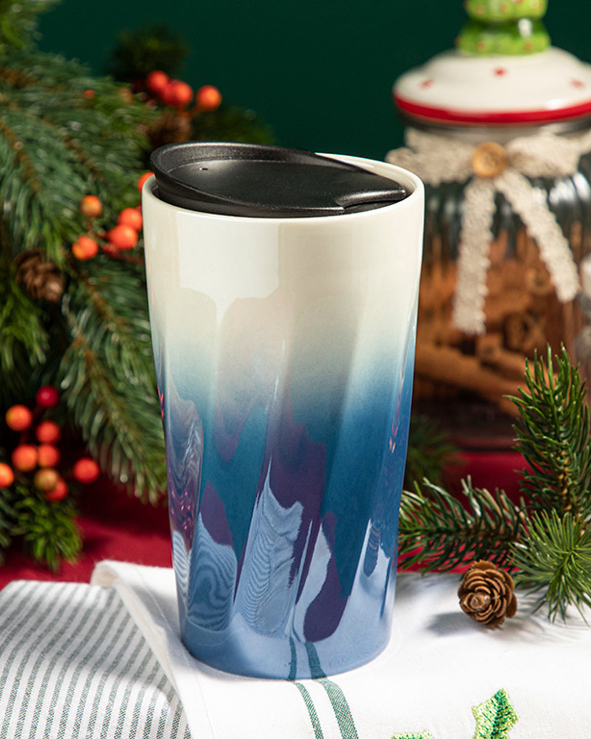 Duke Porcelain Double Wall Travel Mug 360 ml (view 3)