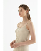 Fairy Viscose Women Night Gown L Beige (view 4)