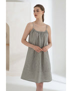 Coastal Cotton Women Night Gown - Indigo - M