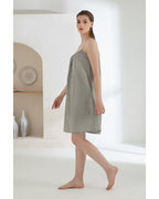 Coastal Cotton Women Night Gown - Indigo - L (view 2)