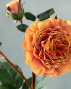 Autumn Rose Single Branch Artificial Flower 52 cm - Red (view 2)