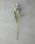 Elegant Flower Single Branch Artificial Flower 46 cm Cream