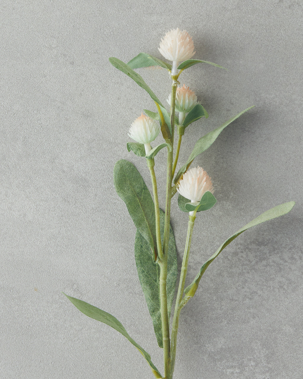 Elegant Flower Single Branch Artificial Flower 46 cm Cream (view 2)
