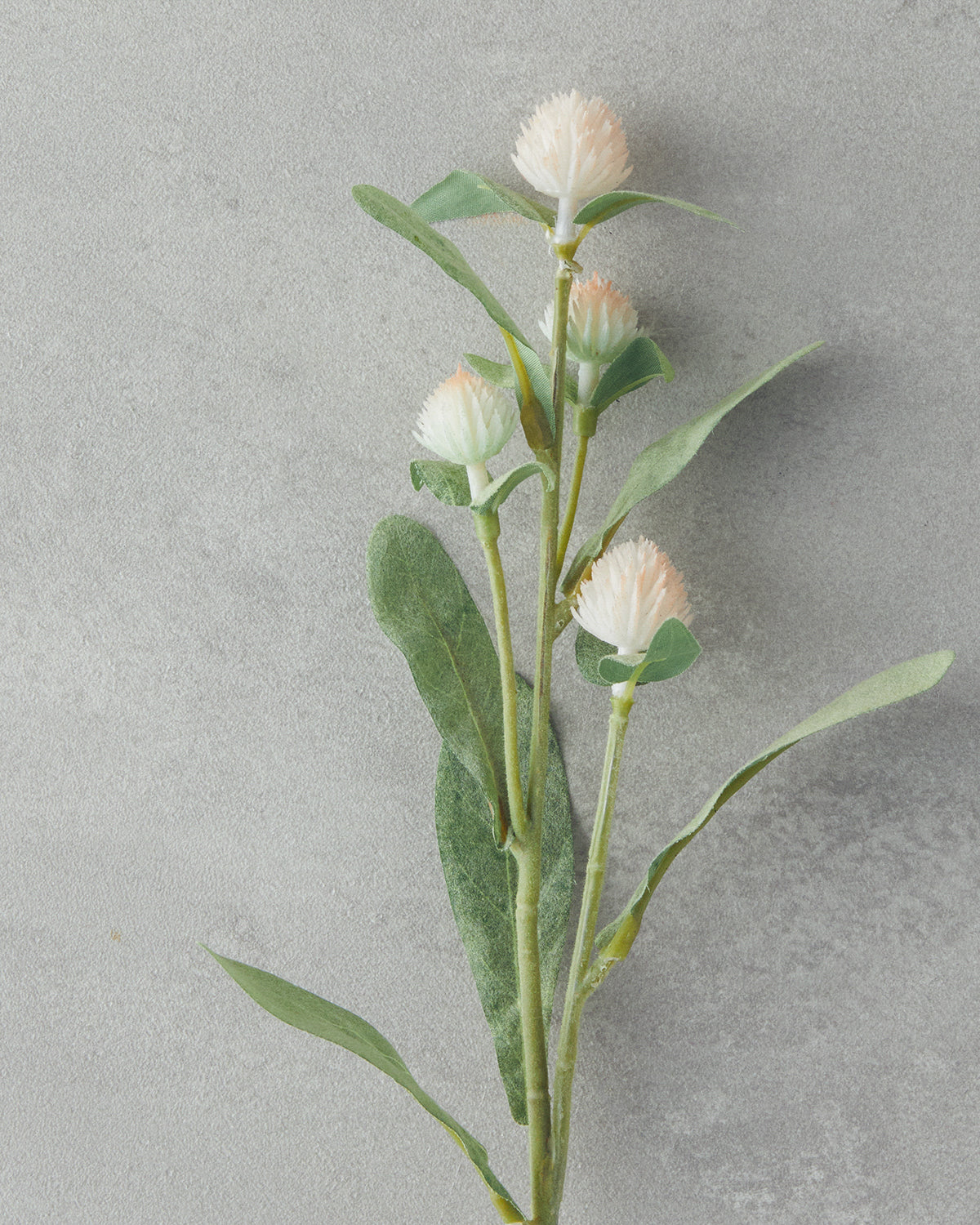 Elegant Flower Single Branch Artificial Flower 46 cm Cream (view 2)