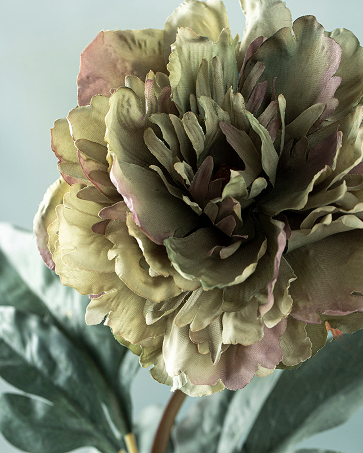 Peony Dream Single Branch Artificial Flower 75 cm Green (view 2)