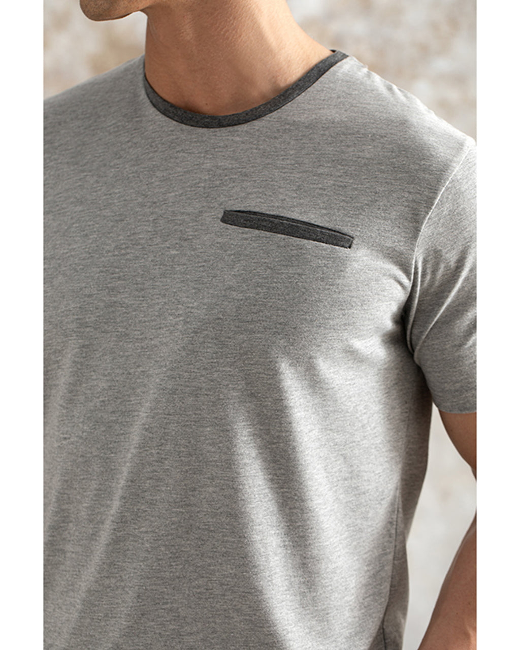 Relax Combed Cotton Men’s Pajama Set S Anthracite (view 3)