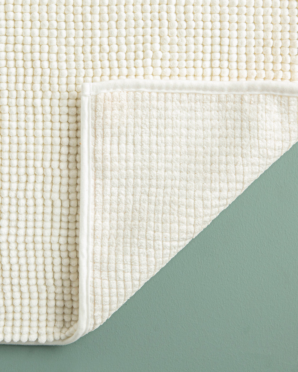 Paige Polyester Pasta Bath Mat 50x80 cm Ecru (view 2)
