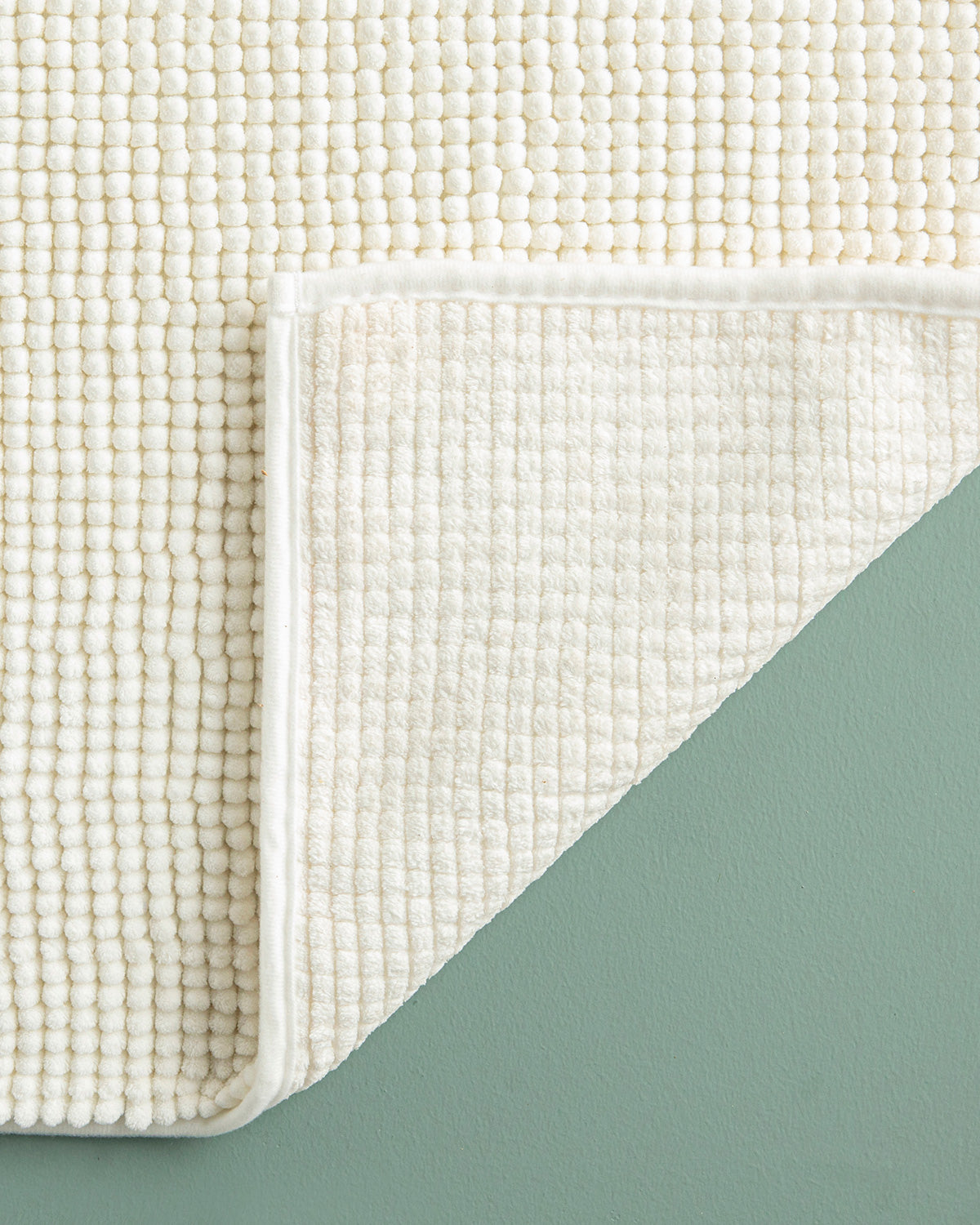 Paige Polyester Pasta Bath Mat 50x80 cm Ecru (view 2)